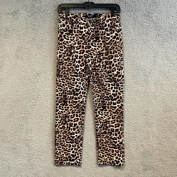 Hudson Jeans Leopard Nico Cigarette Slim Jeans, sz 26 - Picture 4 of 15